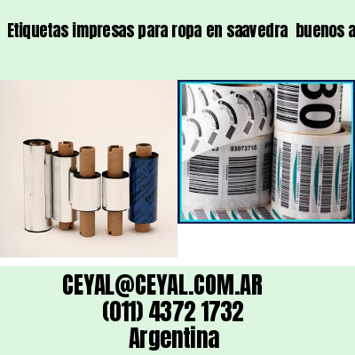 Etiquetas impresas para ropa en saavedra  buenos aires