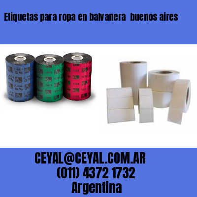Etiquetas para ropa en balvanera  buenos aires