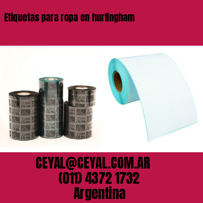 Etiquetas para ropa en hurlingham