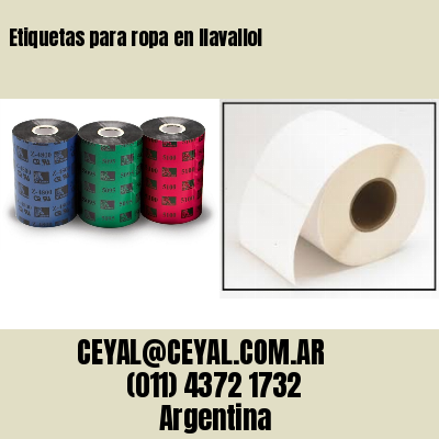 Etiquetas para ropa en llavallol