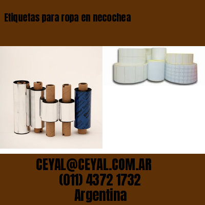 Etiquetas para ropa en necochea