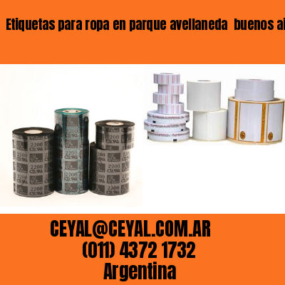 Etiquetas para ropa en parque avellaneda  buenos aires
