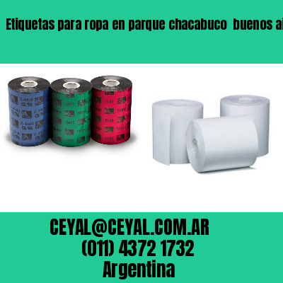Etiquetas para ropa en parque chacabuco  buenos aires