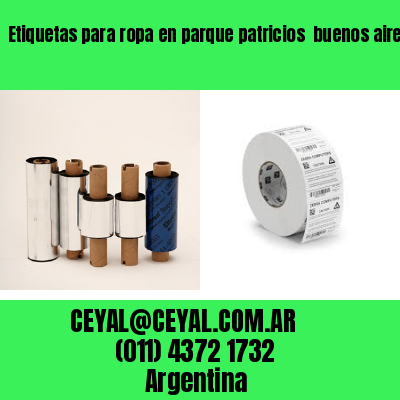 Etiquetas para ropa en parque patricios  buenos aires