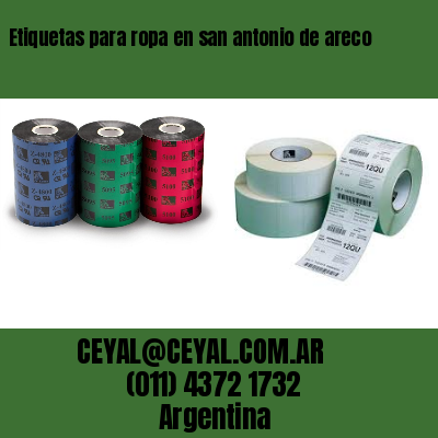 Etiquetas para ropa en san antonio de areco
