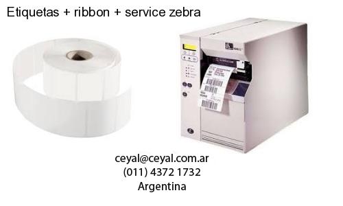 Etiquetas   ribbon   service zebra