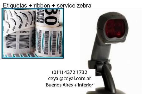 Etiquetas   ribbon   service zebra