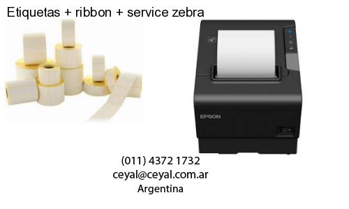 Etiquetas   ribbon   service zebra