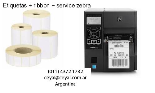 Etiquetas   ribbon   service zebra
