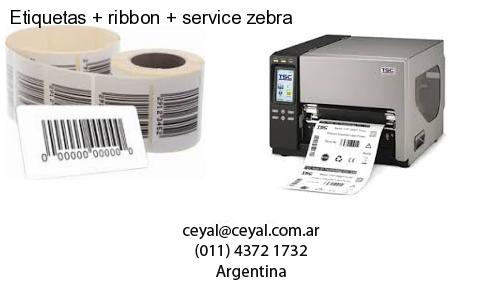 Etiquetas   ribbon   service zebra