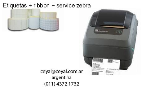 Etiquetas   ribbon   service zebra