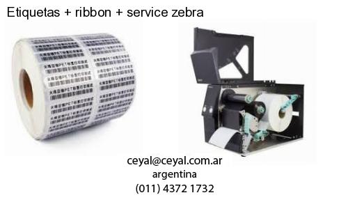 Etiquetas   ribbon   service zebra