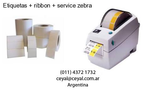 Etiquetas   ribbon   service zebra