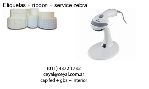 Etiquetas   ribbon   service zebra