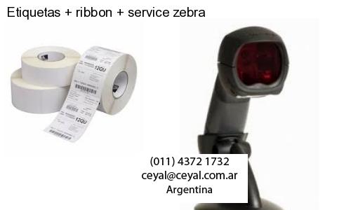 Etiquetas   ribbon   service zebra