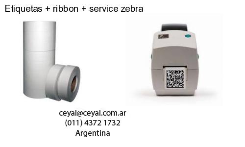 Etiquetas   ribbon   service zebra