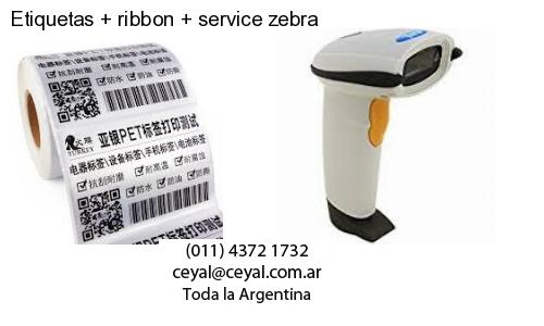 Etiquetas   ribbon   service zebra