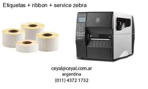 Etiquetas   ribbon   service zebra