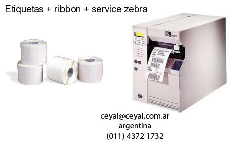 Etiquetas   ribbon   service zebra