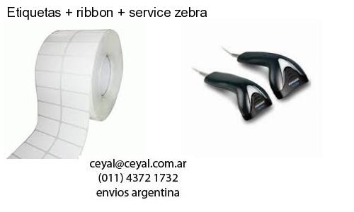 Etiquetas   ribbon   service zebra