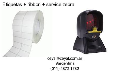 Etiquetas   ribbon   service zebra