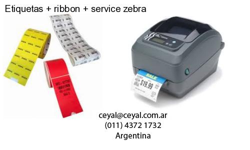 Etiquetas   ribbon   service zebra