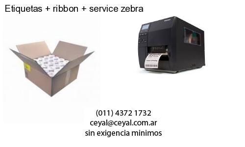 Etiquetas   ribbon   service zebra