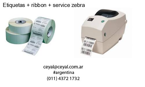 Etiquetas   ribbon   service zebra