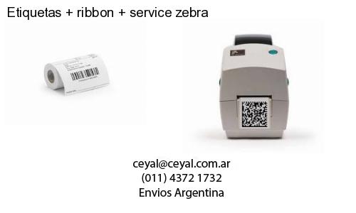 Etiquetas   ribbon   service zebra