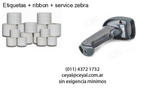 Etiquetas   ribbon   service zebra