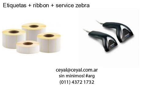 Etiquetas   ribbon   service zebra