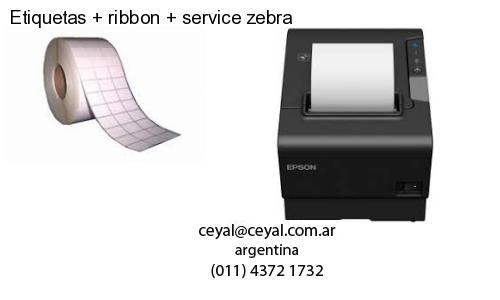 Etiquetas   ribbon   service zebra