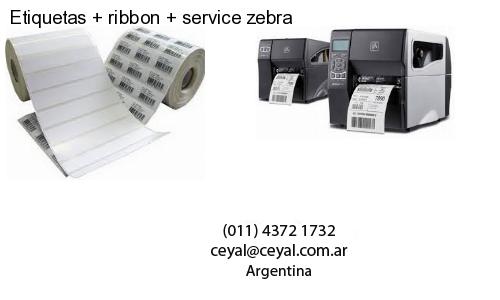 Etiquetas   ribbon   service zebra