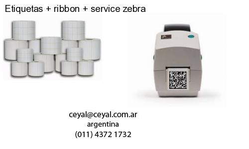 Etiquetas   ribbon   service zebra