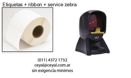 Etiquetas   ribbon   service zebra