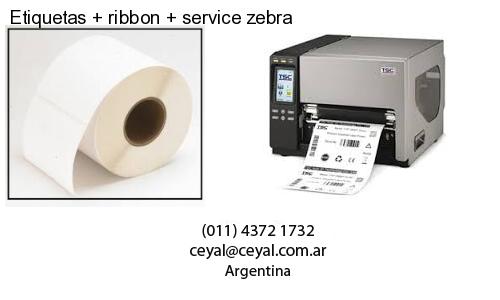 Etiquetas   ribbon   service zebra