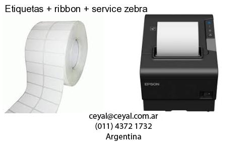 Etiquetas   ribbon   service zebra