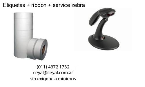 Etiquetas   ribbon   service zebra