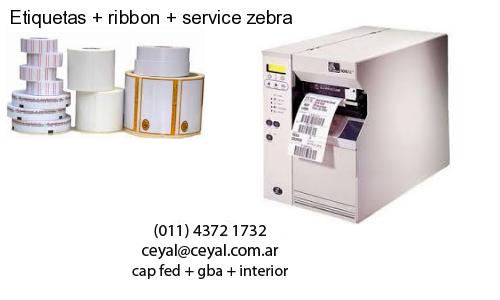 Etiquetas   ribbon   service zebra