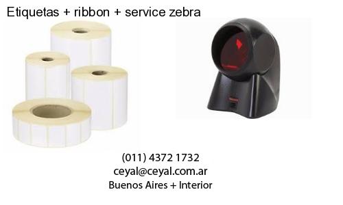 Etiquetas   ribbon   service zebra