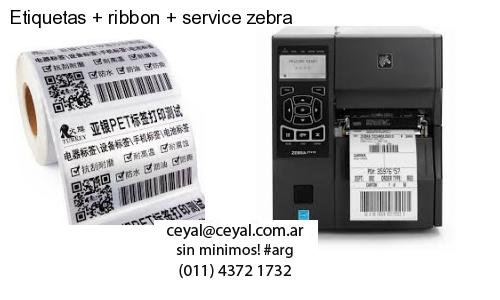 Etiquetas   ribbon   service zebra