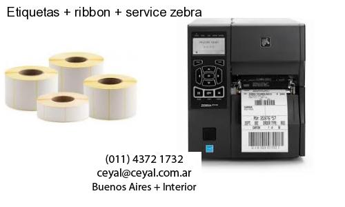 Etiquetas   ribbon   service zebra