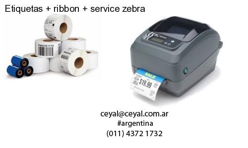 Etiquetas   ribbon   service zebra