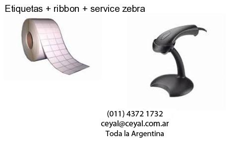 Etiquetas   ribbon   service zebra