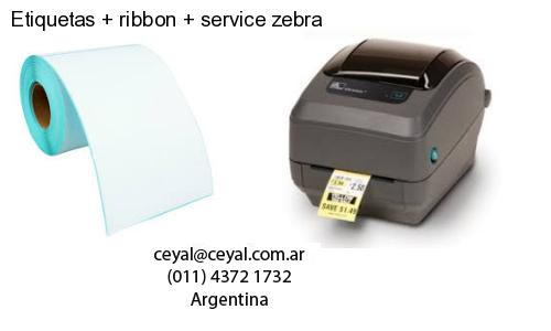 Etiquetas   ribbon   service zebra