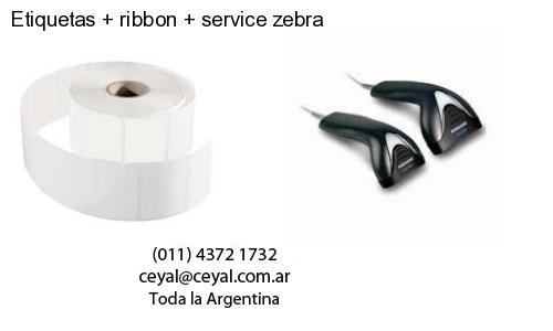 Etiquetas   ribbon   service zebra
