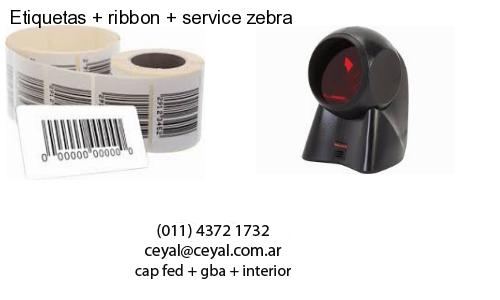 Etiquetas   ribbon   service zebra
