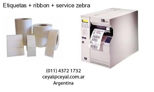 Etiquetas   ribbon   service zebra
