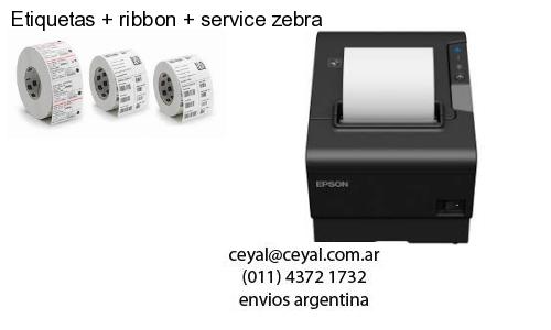 Etiquetas   ribbon   service zebra