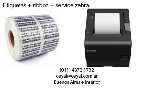 Etiquetas   ribbon   service zebra